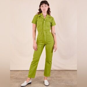 NWT Big Bud Press Green Short Sleeve Jumpsuit
